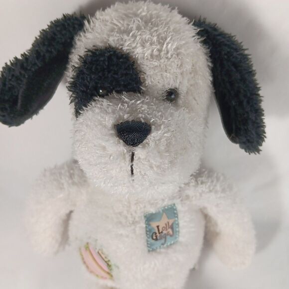 Aurora Plush Dog Puppy Lolly Gagz White w/ Patches Floppy Long Legs Lovey Pup - Picture 11 of 11